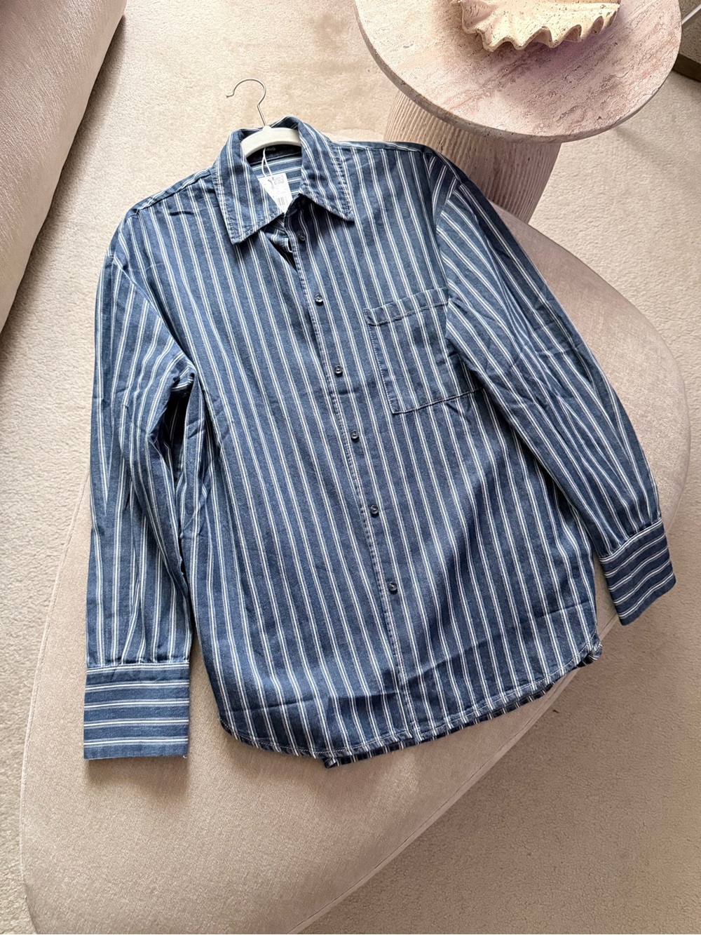 Mango Oversized Denim Shirt - New